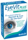 EyeVit Plus – Once-Daily Eye Health Supplement | 30 Capsules | Contains Omega-3, Lutein, Beta-Carotene, Zeaxanthin, Bioflavonoids & Bilberry