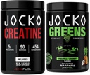 Jocko Paliwo Zielone i Kreatywna Paleta - Zielenina i Superfood Proszek + Kreatyna Proszek