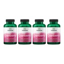 Swanson Żurawina - Wspiera zdrowie Traktu moczowego, Bladder Control & Promotes Healthy Nerki Function - Suplement Made with 20: 1 Sok żurawinowy Koncentrat - (180 Softgels) 4 Pack