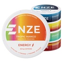 NZE Kofeina Nootropowe Pouches (Variety Pack) - Energy Pouches z 50mg Kofeina, Alpha GPC, L- Tyrosine & L- Theanine bez cukru lub sztucznych słodzików - 15 Pouches per Can - 5 Pack