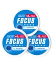 GRINDS Focus Pouches - naturalnie pachnące ze składników nootropowych - Zawiera Alpha GPC i L- Theanine, Sugar- Free 3 Pack, 18 Pouches per Can - Blue Malina