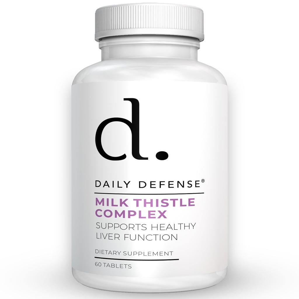 Wyciąg z mleka mlecznego do detoksu i suplementu do wątroby - Vegan Dietary Supplements for Women & Men, 60 Tablets
