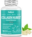 NuBest Kolagen Super Kolagen Peptydy - Revitalizes Skóra, Włosy i paznokcie - Kość i siła stawów - Wzór Kolagena Piękno dla mężczyzn i kobiet - 1500 mg Na Podawanie 124; 90 Kapsułki