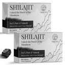 Shilajit Tablets 1000 MG, 100% Himalayan Organic, Shilajit Supplement bogaty w kwas Fulvic & 85 + Minerały śladowe dla mężczyzn i kobiet, Energia i system immunologiczny, 120