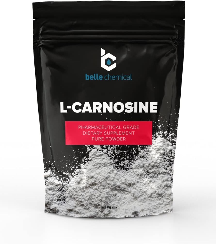 Czysty L- Carnosine Powdern - stopień farmaceutyczny (4 unce)