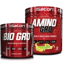 Wzmacniacz protein iSatori Bio- GRO - Unflavored (60 Servings) & iSatori Amino- GRO BCAA Proszek - Frosted Lemonade (30 Servings)