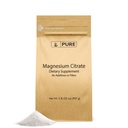 Czyste składniki oryginalne Cytrynian magnezu (2lb) Suplement magnezu, Unflavored, Roztwory łatwo