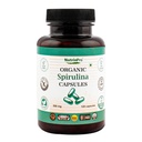 USDA Organic Spirulina kapsułki - 100% Pure Vegan Supplement, Non-GMO, Gluten- Free, Chemical- Free, (120)