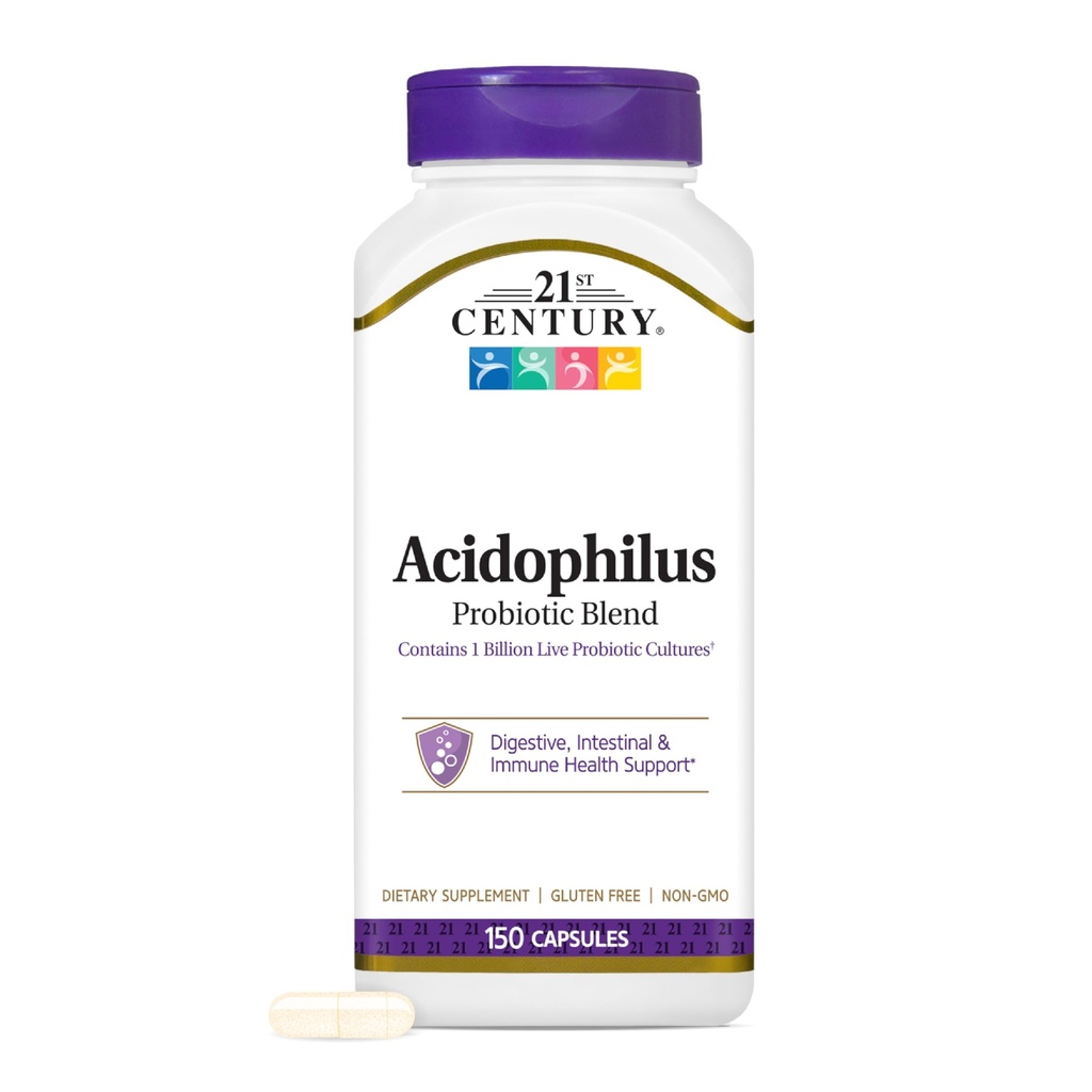 21 Century Acidophilus Probiotic Blend Kapsułki, 150