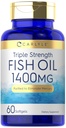 Carlyle Triple Siła Omega 3 Olej rybny 124; 1400mg 124; 60 Softgels 124; Non-GMO, Gluten suplement