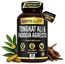 Ziemia Elixir Fadogia Agrestis & Tongkat Ali dla mężczyzn i kobiet - Naturalny suplement testosteronu dla mężczyzn - Made in USA & 3rd Party Tested - Siła, Energia & Witalność - Longjack - 3 Miesiąc dostaw