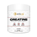 ALPHA LEON Kreatywny proszek monohydrat, 5000mg na porcję (5g), wspomaga siłę mięśniową, moc, sprawność atletyczną, Czyste Creatina Monohydrata en Polvo Supplement (60 Sług, Nieflawored)