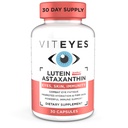Viteyes Lutein & Astaxanthin - Relieve Eye Fatigue, Hydrate & Firm Skin, Blue Light Protection, Immune Support, 20 mg Lutein, 4 mg Astaxanthin, Eye Vitamin, Doctor Trusted Brand, 30 Kapsułki