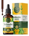 HERBAMAMA Yohimbe Suplementy dla mężczyzn i kobiet - Wegańskie ogólne wsparcie z Yohimbe Bark Extract - Non-GMO, Alkohol & Cukier wolny Yhimbine nalewka, 84- Day Supply