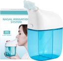 System nawadniania nosa, Nasal Rinse Machine, Sinus Rinse Machine, Sinus Cleaner Machine z zbiornikiem wody i odpadów zbiornikowiec - Oczyszczarka nosa dla Sinus, Sinus Adult, Ulga alergiczna - Niebieski