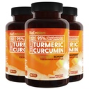 BioEmblem Kurkumina Kurkumina Suplement z BioPerine 124; Wspólne wsparcie i zdrowie serca 124; Organic Turmeric Powder & 95% Kurkuminoidy Ekstrakt 124; Kalifornia Made, Non-GMO, 90@-@ Day Supply