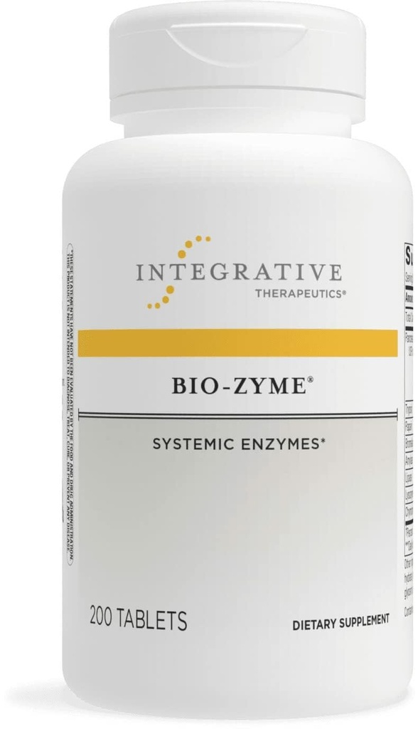Interaktywna terapia Bio- Zyme - Kompleks enzymu pancreatic dla wsparcia pokarmowego * - Wspiera zdrową trawienie * - Nierozcieńczony ekstrakt pancreatic - 200 tabletek (100 Servings)