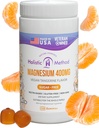 Gummie z cytrynianu magnezu - Bezcukrowe, Wegańskie i Non-GMO dla lepszego snu i relaksacji - Bez alkoholu cukrowego - Suplement magnezu dla dorosłych, nastolatków i dzieci - Tangerine - 240 Gummy