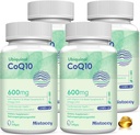 CoQ10 600mg Softgels 124; Wysoka Absorpcja CoQ10 Ubichinol Supplement Equipment 124; Zmniejszona forma wzmocniona witaminą E & Omega 3 6 9 España 124; Przeciwutleniacz Powerhouse Dobry dla Zdrowia 124; 240 Softgels