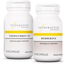 Integracyjne Terapeutyka Bundle z Berberine, 60 Kapsułki i Theracurmin HP, 60 Kapsułki - Berberine dla Metabolic Support * - Suplement Theracurmin To 27x Więcej Biodostępności *