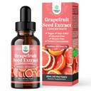 GSE Grapefruit Seed Extract Liquid - One Drop Daily - Super Concentrated Grape Seed Extract Liquid Drops Rich in Bioflavonoids & Polifenols for Gut Health & Immune Support - 2OZ - 60 Servings