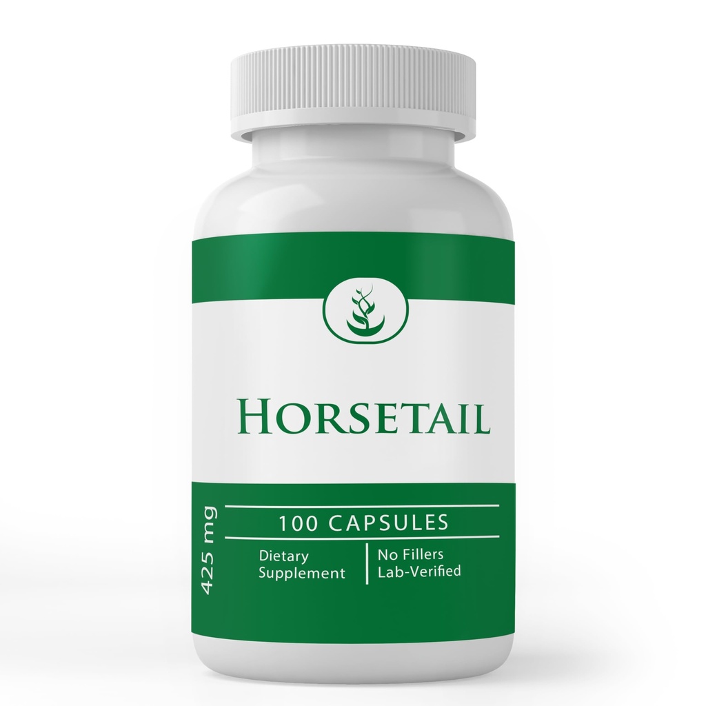 Pure Original Składniki Horsetail, (100 Kapsułki) Zawsze Czysty, Brak dodatków lub wypełniaczy, Laboratorium zweryfikowane