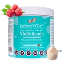 Wszystkie w jednym Witaminy dla dzieci, 90 Day Supply, Proszek Multiwitamina z probiotyki, Wsparcie immunologiczne, Gut Health, Wegan D3, Bez cukru, Nie GMO, Naturalny aromat, Doctor Splited, Daily Nutrition