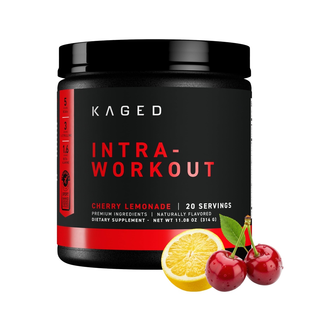 Kaged Intra- Workout proszek Pigment 124; Cherry Limeade 124; BCAAs, L- Citruline & Beta- Alanine for Endurance