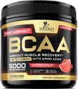 Proszek do nasączania mięśni z BCAA, L- glutaminy i aminokwasów - najlepsze suplementy do odzyskiwania mięśni do treningu post - Bez cukru, Branched Chain Amino Acid Supplement for Women & Men - 45 Służenie