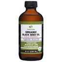 Organic Black Seed Oil - USDA Certified Cold Pressed Glass Bottle Ponad 1,5% Thymoquinone 3X wytrzymałość Turecki Czarny Kmin Nigella Sativa non-GMO 100% Czysty olejek Blackseed (8oz Butelka szklana)