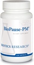 Biotics Research BioPause PM Night Time Menopauzalne Wsparcie Hormonalne Równowaga, Czarny Cohosh, Lemon Balm, Passionflower, Promotes Relaxation and Calm, Reguluje Circadian Rhythms, Sen Regularnie 120Caps