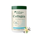 Great Lakes Wellness Collagen Peptides Powder for Skin, Hair, Nails, Joints & Digestion - Vanilla Flavored - Quick Dissolve Hydrolyzed, Non-GMO, Kosher - 10 oz