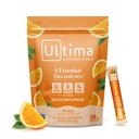 Ultima Replenisher Daily Electrolyte Powder Drink Mix -Sugar Free - Orange, 20 Stickpack - Pakiety nawadniające z 6 Kluczowe elektrolity i minerały śladowe - Keto Friendly, Wegan, Non-GMO
