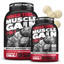 Bully Max 2-in-1 Muscle Builder Chewable Tablets for Puppies & Adult Dogs - Dog Vitamin & Supplements for Muscle Gain & Growth - Puppy Multivitamin for All Breeds & Ages - 60 Tabs (2 butelki)