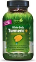 Irwin Naturals Całoustrojowy Turmeric + Curcumin C3 Complex - 120 Płynne Soft- żele - z Boswellia, Morski Pine Bark, MSM & Rose Hip