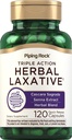 Piping Rock Herbal Laxative Kapsułki 124; 120 Hrabia 124; Triple Action Supplement Mieszanka z Cascara Sagrada i Senna Ekstrakt 124; Non- GMO, Gluten Free