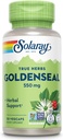SOLARAY Goldenseal Root 550mg - Golden Seal Kapsułki - Ziołowe Suplementy do Wsparcia Wellness - Non-GMO, Wegan, Gluten Free, Laboratorium zweryfikowane, 60- Day Money Back Guarantee, 50 Sługi, 50 VegCaps