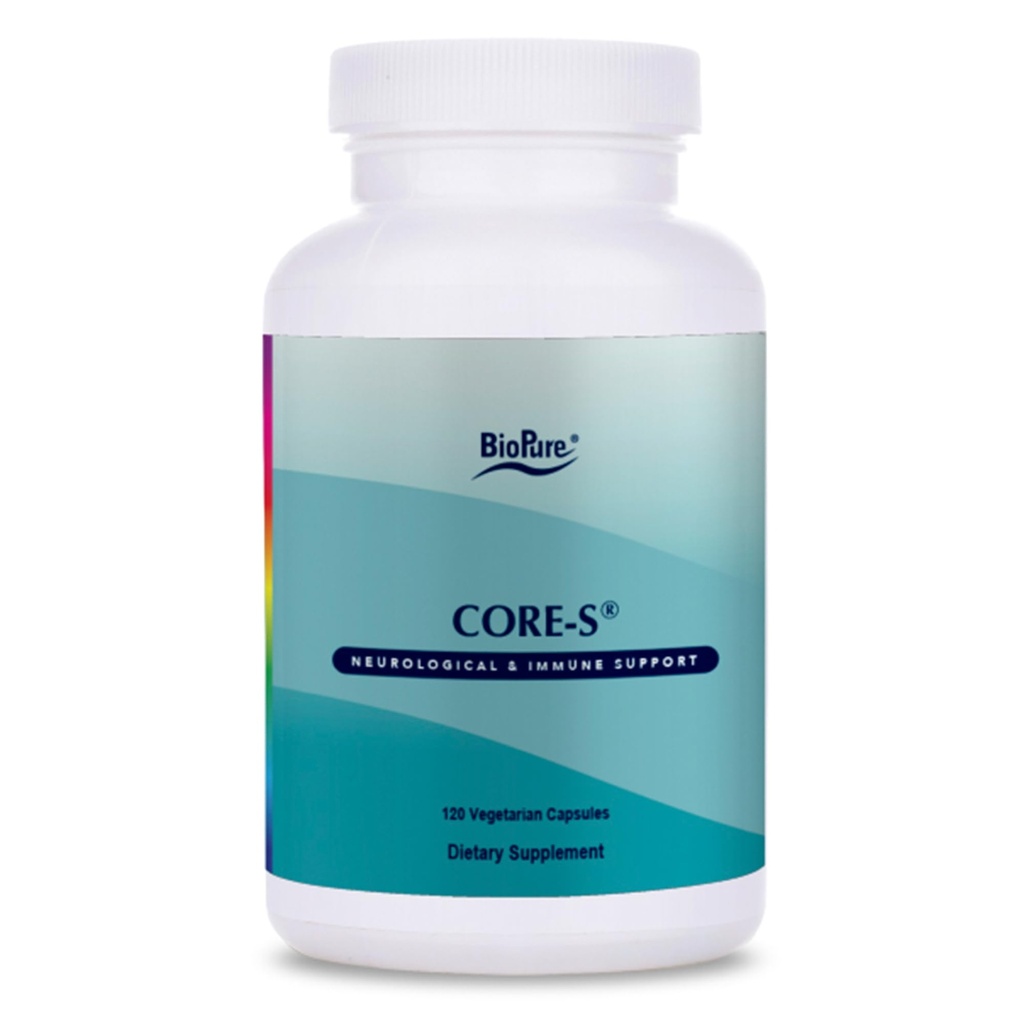 BioPure Core- S Suplement mineralny - Wysoce Biodostępne Minerały, Witaminy, Amino Acids, & Zioła do wspierania konserwacji odżywczej, Optymalizacja metabolizmu i Promowanie ogólnego Well- Being - 120 Kapsułki