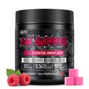EEAA Gummies - 2: 1: 1 BCAA Formuła (8300mg) - Podstawowe aminokwasy do odzyskiwania mięśni i Endurance - Non-GMO, Gluten Free, Cukier wolny, Wegetarianin, Malina Flavor - 90 Hrabia