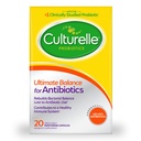 Culturelle Probiotics Ultimate Balance Probiotic for Use with Antibiotics - 20 Count – Probiotic Capsules Help Restore Good Bacteria Lost During Antibiotic Use & Contribute to A Healthy Immune System