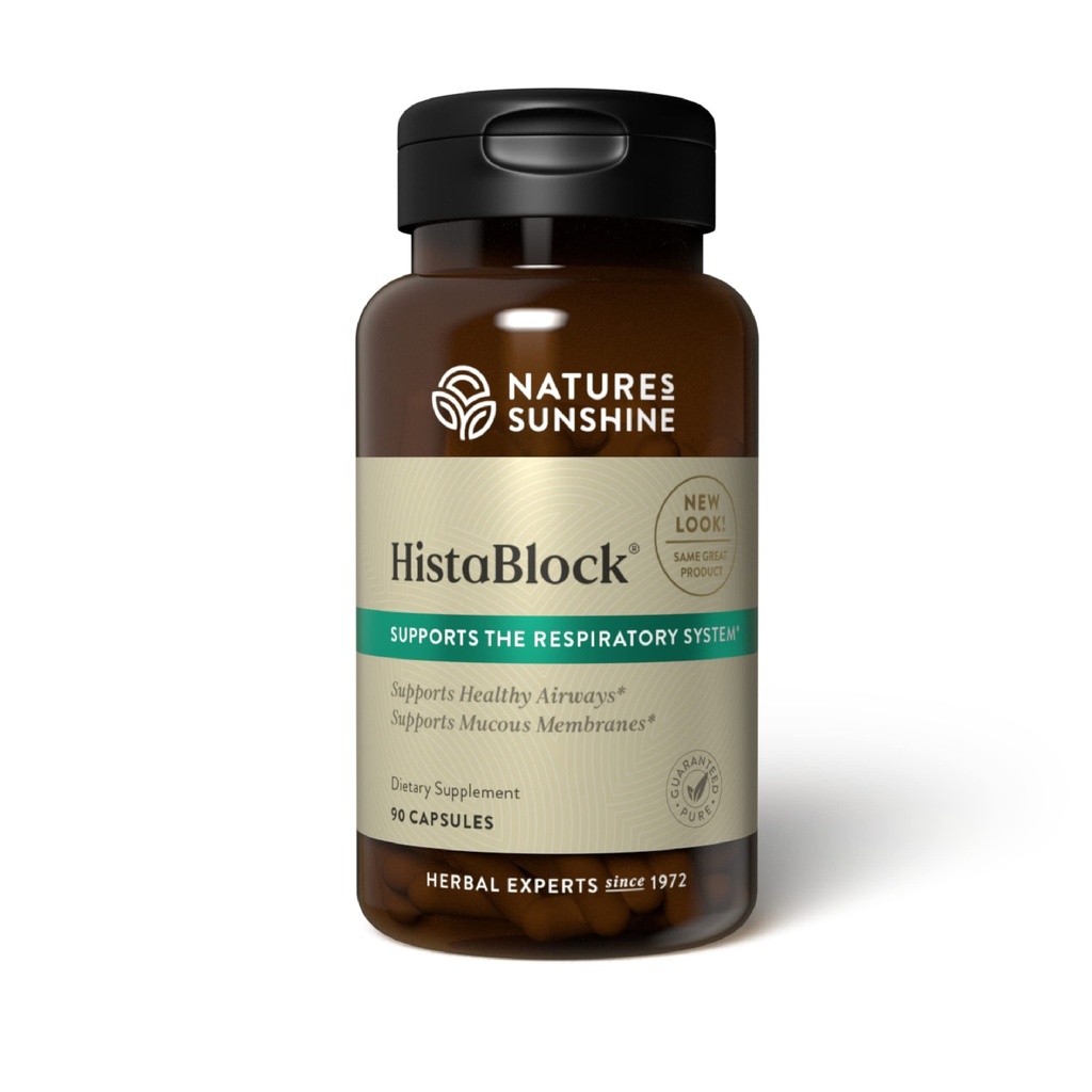 Naturalne Sunshine HistaBlock 124; Suplement Wsparcia oddechowego 124; Wsparcie Airways & Blocks Irritants 124; Przeciwutleniacze Siła 124; Sezonowa Alergia Pomoc 124; Naturalne funkcje oddechowe Pomoc 90 Kapsułki