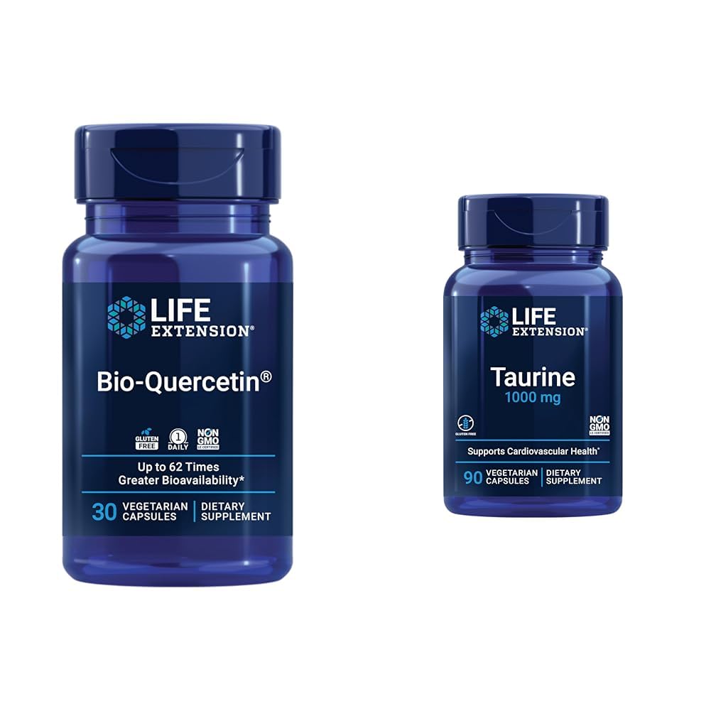 Bio-Quercetin 30 Kapsułki i Tauryna 1000mg 90 Kapsułki