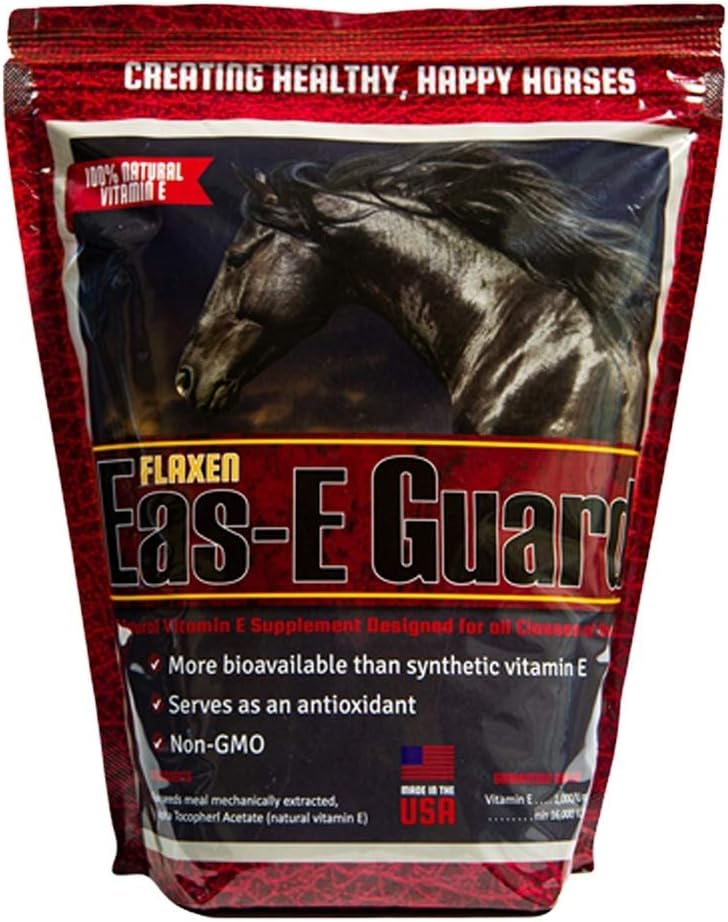 Flaxen EAS- E Guard 4 lb, Naturalny suplement Equine witaminy E, z ważnym przeciwutleniaczem