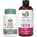 MaryRuth 's Multivitamin Gummies for Women (Cherry & Raspberry) & Żelaza Liquid Supplement (Berry) 124; Clean Label Project Verified ® Revised 124; USDA Organic, Vegan, Non-GMO Equipment 124; Beauty, Immunity & General Health