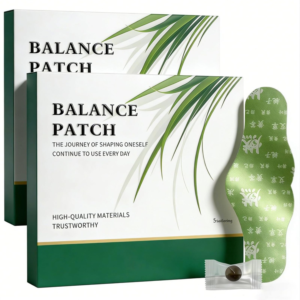Balance Patch, Plant Herbal Navel Patches for Menstrual Cramp, 2026 New Herbal Balance Patch for Waist & Abdomen, Gentle Formula for All Skin (2boks Xi10 Patches)