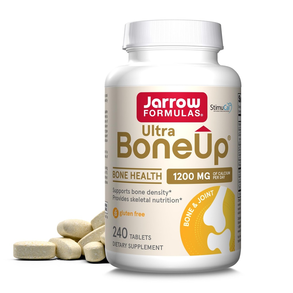Jarrow Formulas ® Ultra BoneUp ®, zawiera MK- 7 i silikon do dodanego wsparcia kości, 240 Bone Health Tablets