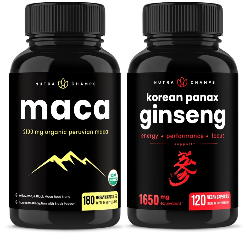 Ginseng Capsules 2 Pack Bundle
