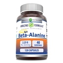 Amazing Formulas Beta Alanine Supplement Supplement Supplement 124; 2250 Mg Per Serving 124; 120 Kapsułki Supples 124; Non- GMO Supplement 124; Gluten- Free Supplement 124; Made in USA