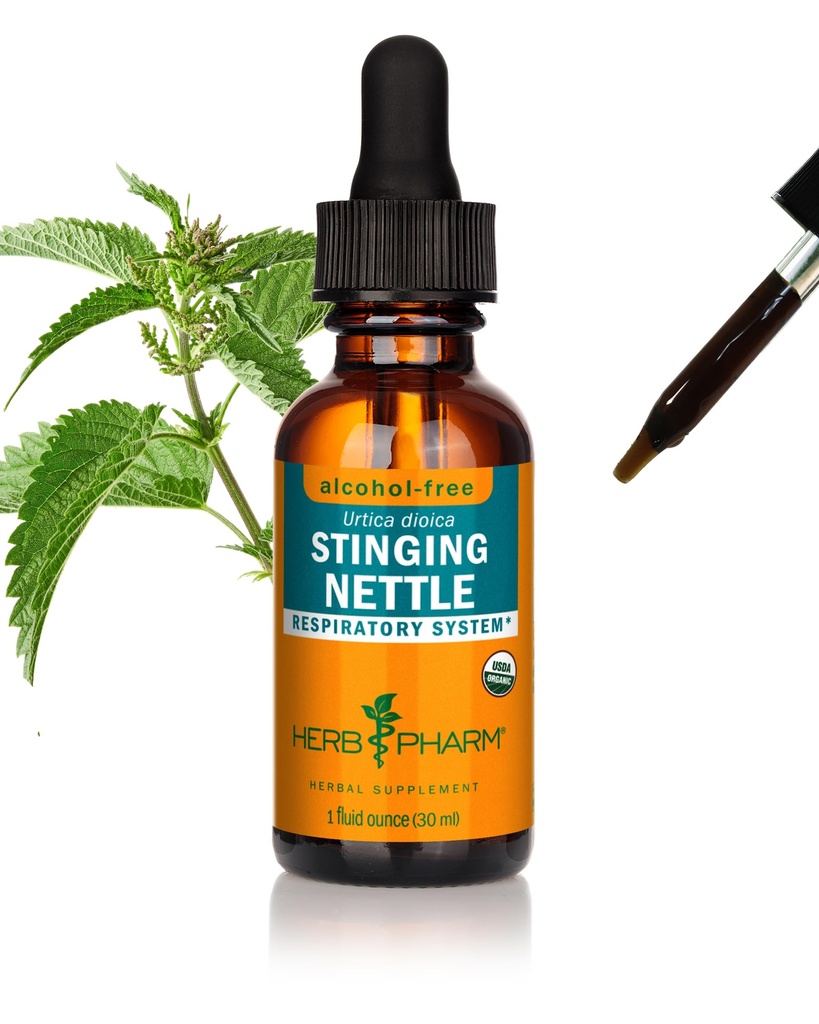 Herb Pharm Alcohol- Free Stinging Nettle Glicerite, 1 Oz