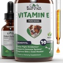 Witamina E dla psów - Witamina E Pies - Witamina E dla psów - Witamina E Psy - Witamina E Psy - Witamina E Oil Dog - Pies Witaminy - Psy Wsparcie immunologiczne - 1 fl oz